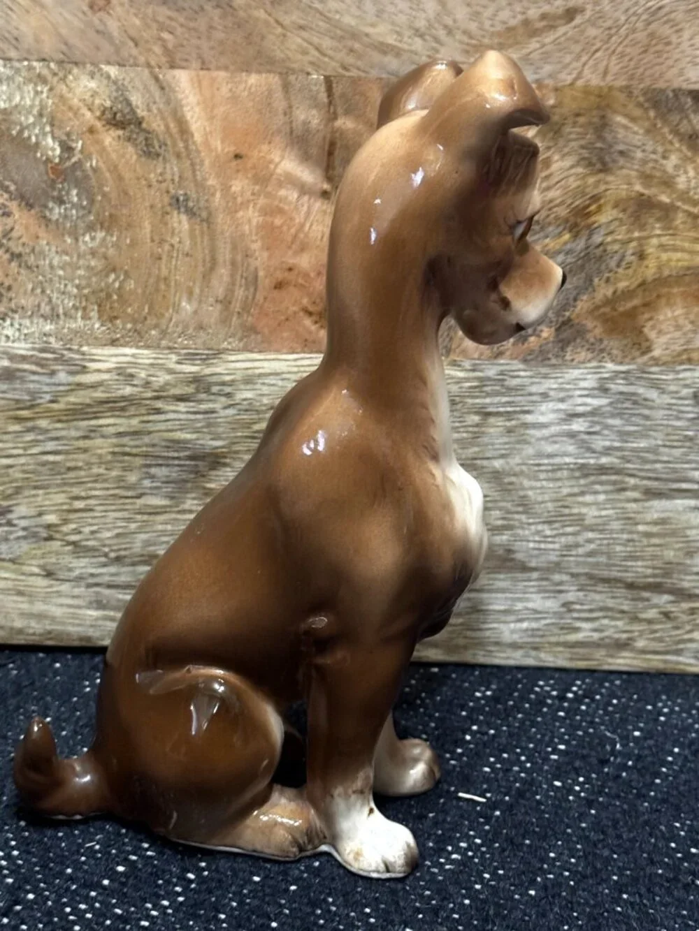 Walt Disney Lady and the Tramp, Tramp Ceramic Figurine, Vintage Circa 1955